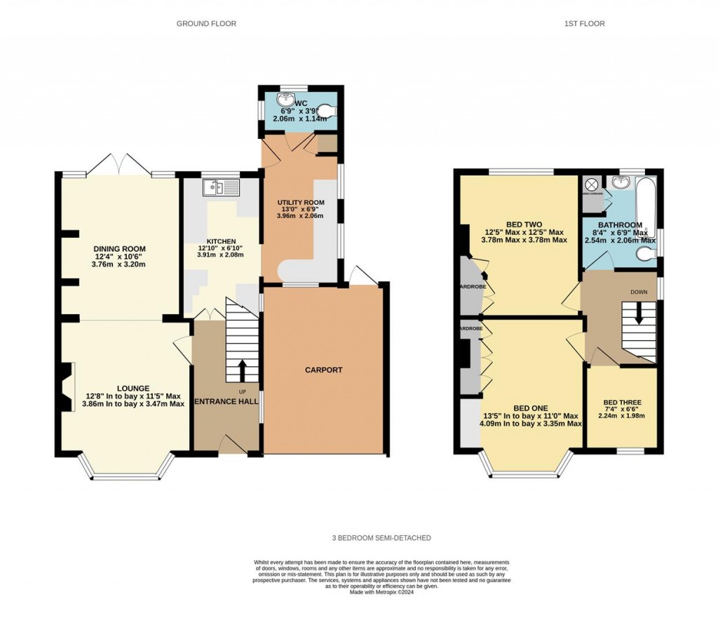 Floorplans For Old Worting Road, Basingstoke