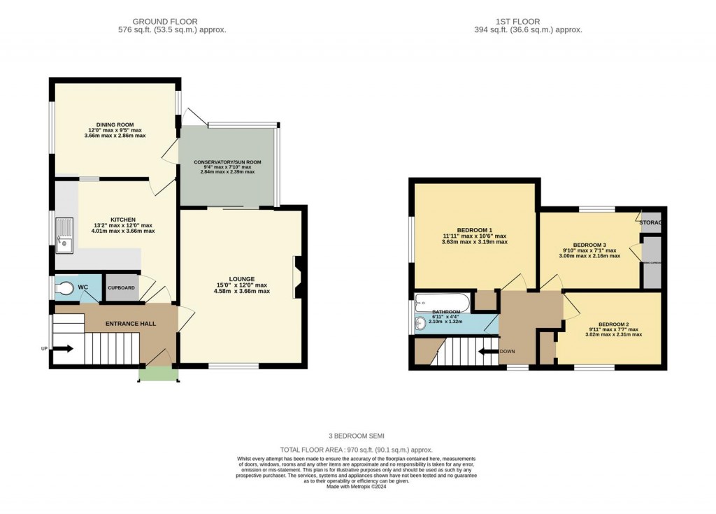 Floorplans For The Knowlings, Whitchurch
