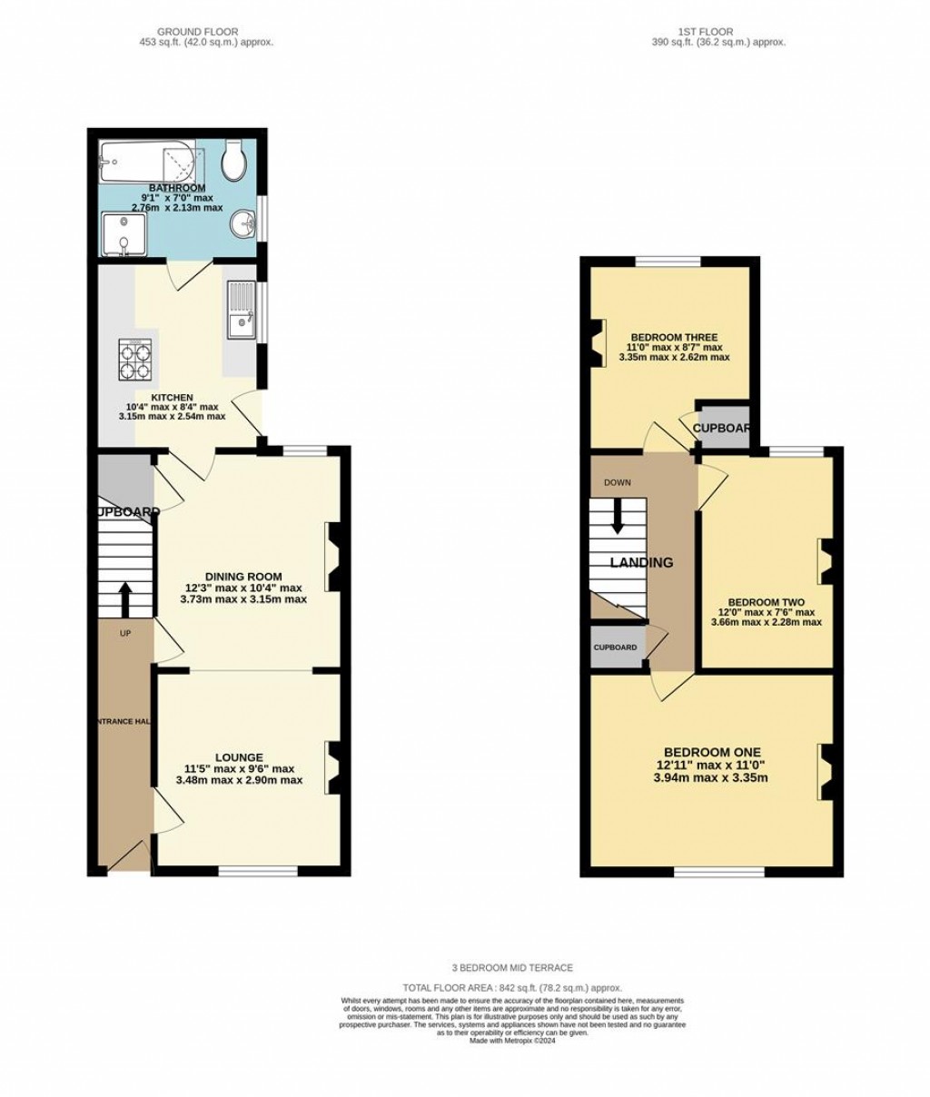 Floorplans For Lower Brook Street, Brookvale, Basingstoke