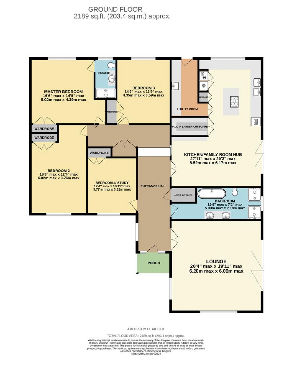 Floorplans For Hackwood Lane, Cliddesden, Basingstoke