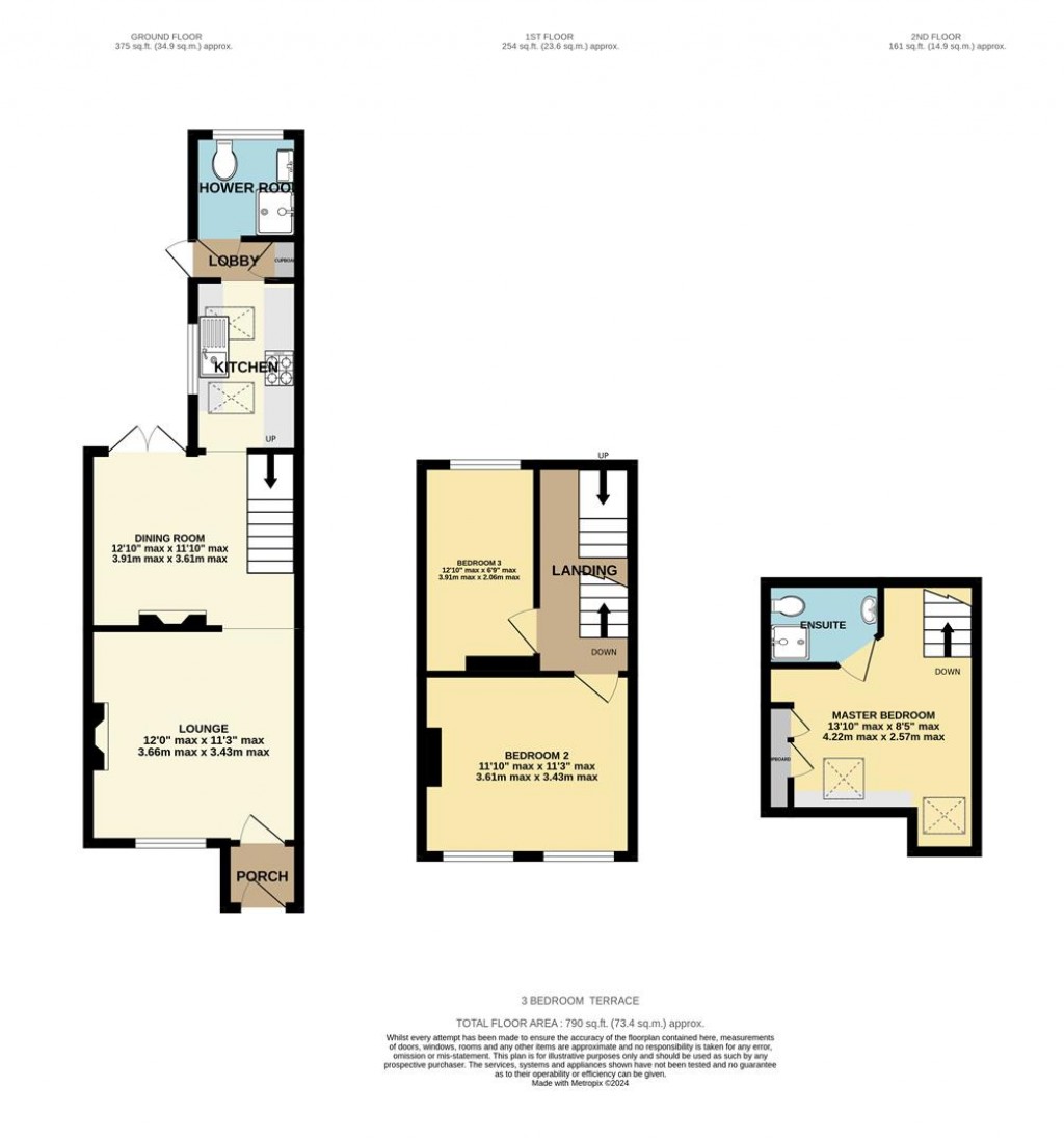 Floorplans For Southend Road, Brook Vale, Basingstoke