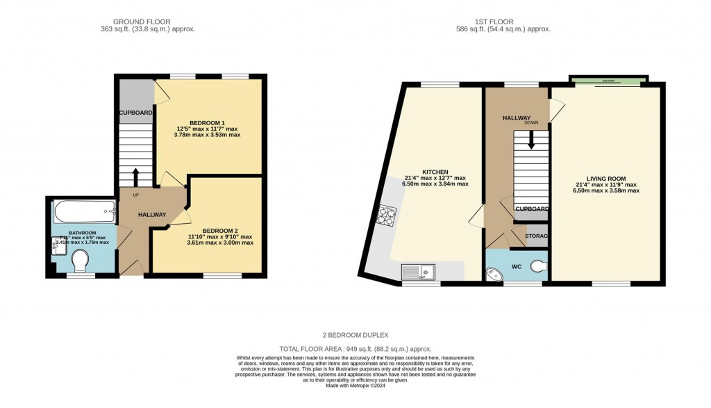 Floorplans For Coppice Pale, Chineham, Basingstoke