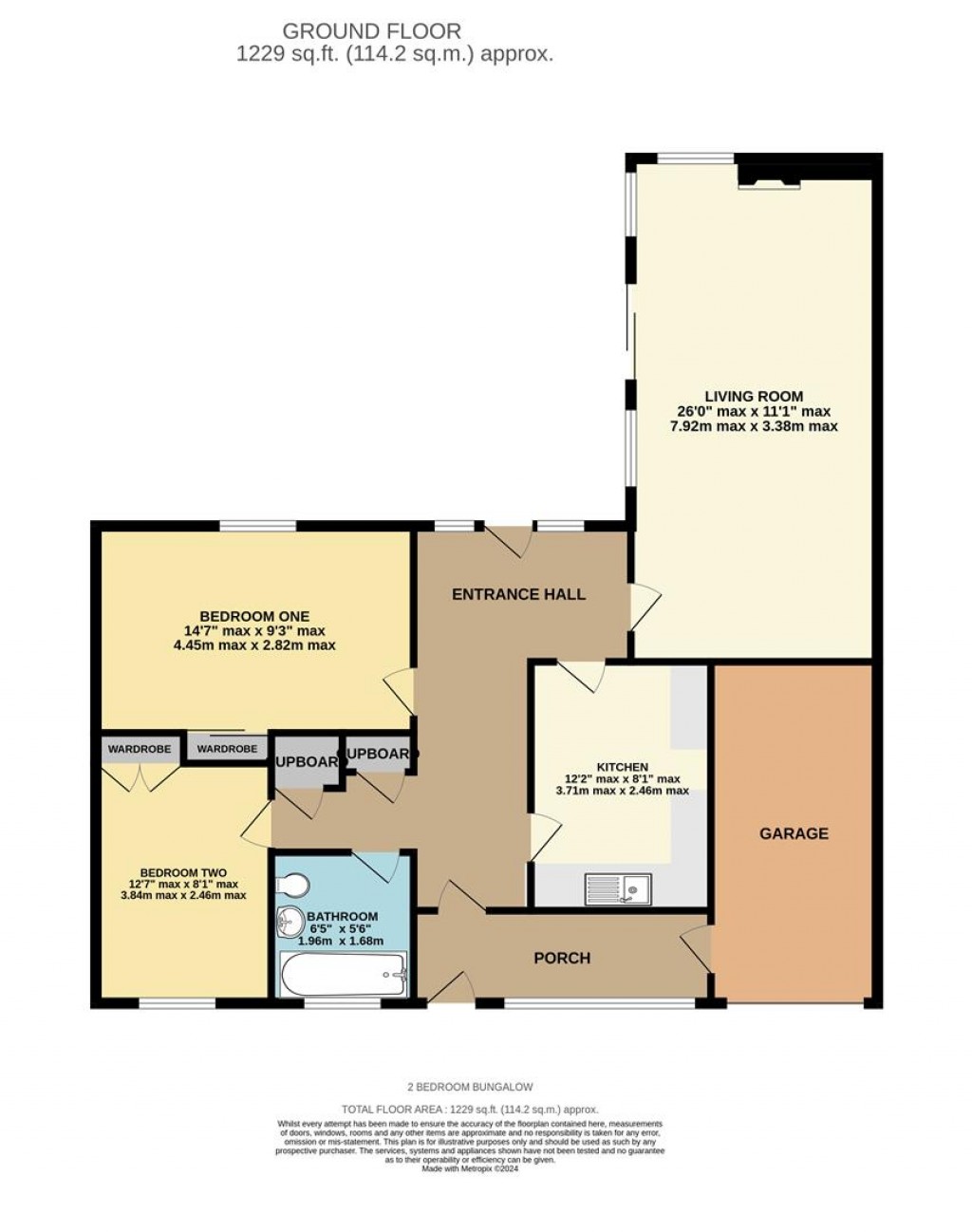 Floorplans For Bramble Way, Old Basing, Basingstoke