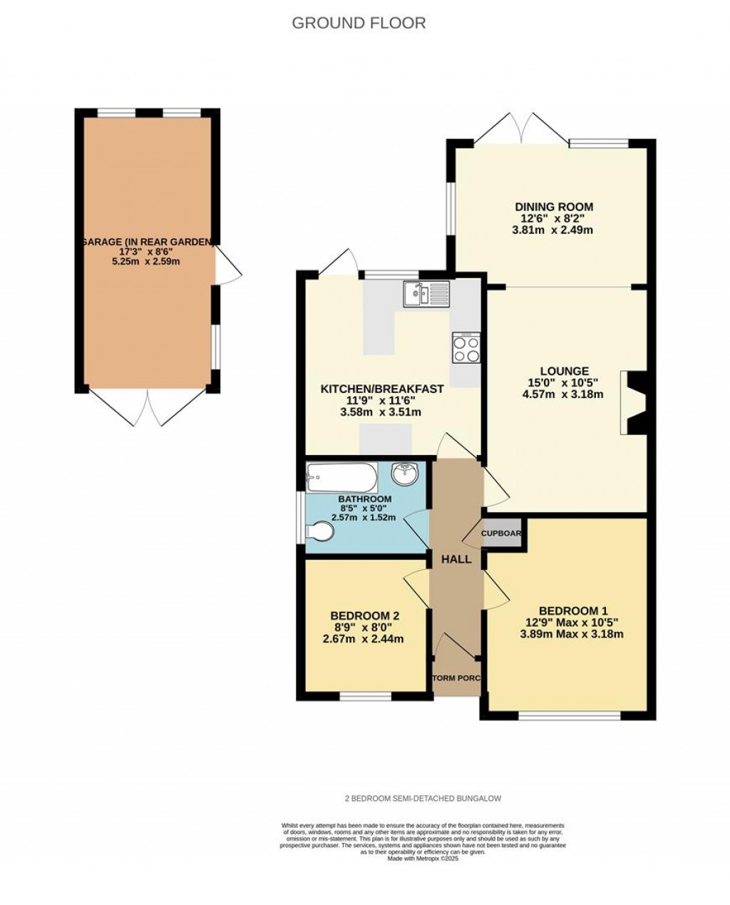 Floorplans For Brackley Way, Berg Estate, Basingstoke